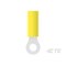 Te Connectivity Ring Terminal, #10 Stud Size, 12 AWG, 300 V, Nylon Insulated, Yellow 2-36161-3 - alternate 3